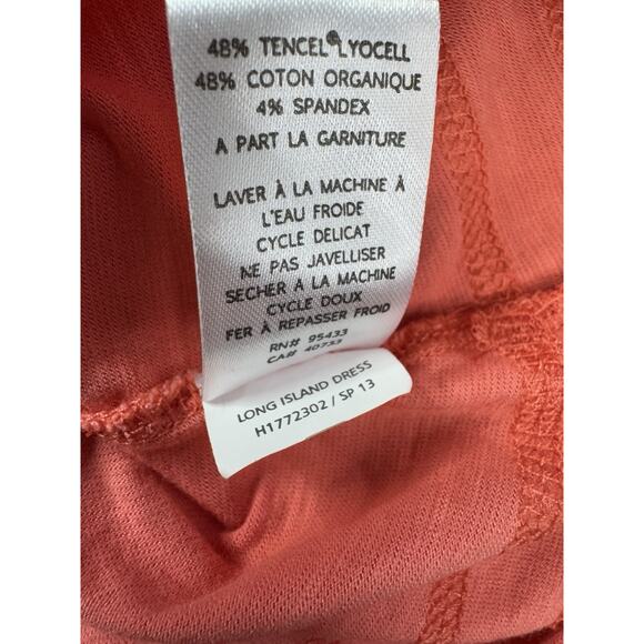 Toad & Co Long Island Maxi Dress Sm Coral Stretch Summer Vacation Sustainable - Picture 10 of 16